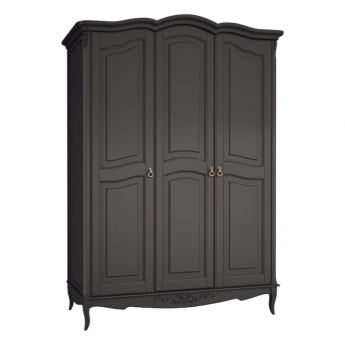 Шкаф Aletan Marlette (Алетан Марлетт), 3-дверный, Черный лак, В803BL