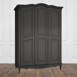 Шкаф Aletan Marlette (Алетан Марлетт), 3-дверный, Черный лак, В803BL