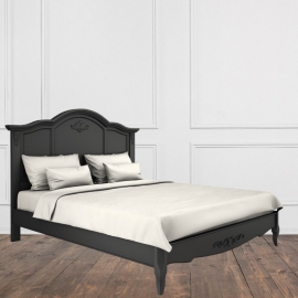 Кровать 140x200 Aletan Marlette (Алетан Марлетт), Черный лак, В204BL