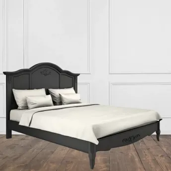 Кровать 180x200 Aletan Marlette (Алетан Марлетт), Черный лак, В208BL