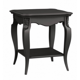 Журнальный стол Aletan Marlette (Алетан Марлетт), Черный лак, квадратный, В101BL