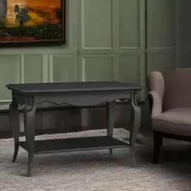 Журнальный стол Aletan Marlette (Алетан Марлетт), Черный лак, прямоугольный, B102BL