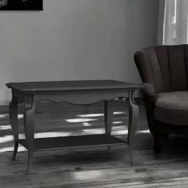 Журнальный стол Aletan Marlette (Алетан Марлетт), Черный лак, прямоугольный, B102BL