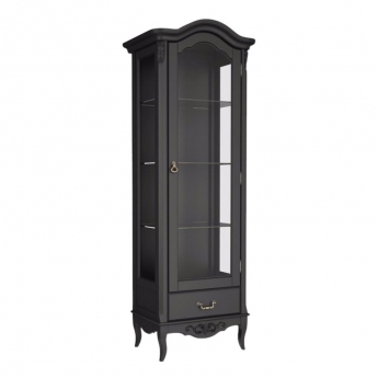 Витрина 1-дверная Aletan Marlette (Алетан Марлетт), Слоновая кость, правая, 1 ящик, В601BL