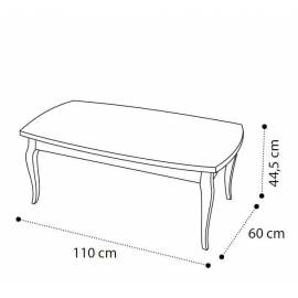 Журнальный стол Camelgroup Fantasia Bianco Antico низкий