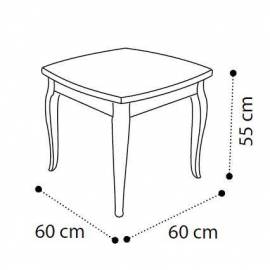 Журнальный стол Camelgroup Fantasia Bianco Antico приставной