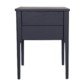 Тумба прикроватная Vissam Soho (Виссам Сохо), 2 ящика, Графит, 11020
