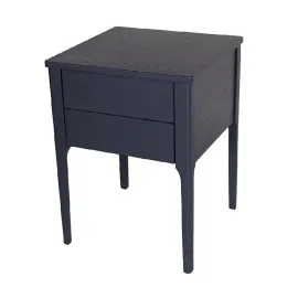Тумба прикроватная Vissam Soho (Виссам Сохо), 2 ящика, Графит, 11020