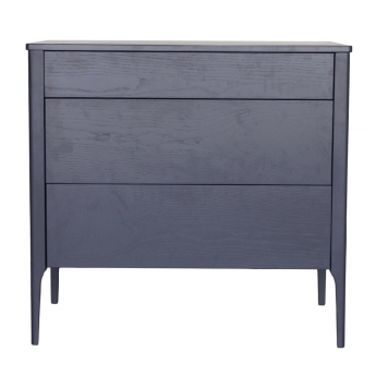 Комод Vissam Soho (Виссам Сохо), 3 ящика, узкий, Графит, 11021