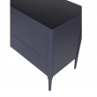 Комод Vissam Soho (Виссам Сохо), 3 ящика, узкий, Графит, 11021 - Фото 4