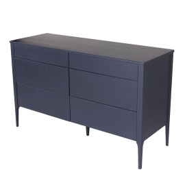 Комод Vissam Soho (Виссам Сохо), 6 ящиков, Графит, 11022