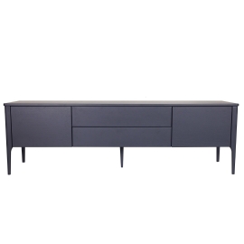 Тумба ТВ Vissam Soho (Виссам Сохо), 178 см, 2 ящика, 2 дверцы, Графит, 11023