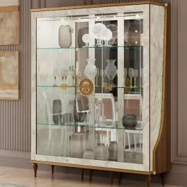 Витрина 3-дверная Arredo Classic Adora Romantica (Адора Романтика), с подсветкой, Италия