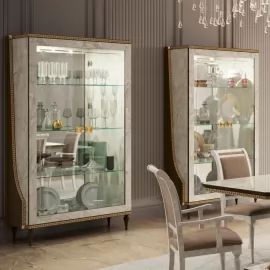 Витрина 2-дверная Arredo Classic Adora Romantica (Адора Романтика), с подсветкой, Италия