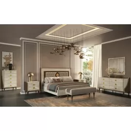Кровать Arredo Classic Adora Romantica (Адора Романтика), 200х200 см, мягкое изголовье, ART.261, Италия