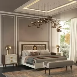 Кровать Arredo Classic Adora Romantica (Адора Романтика), 200х200 см, мягкое изголовье, ART.261, Италия