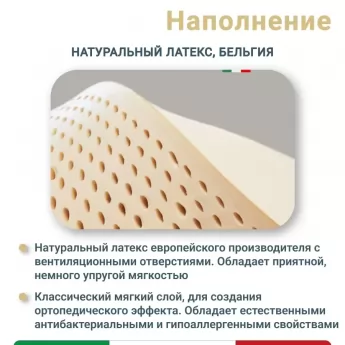 Матрас Materlux Tivoli Soft Natural (Тиволи Софт Натурал), серии Grande – 180х200 см, анатомический