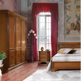 Шкаф 3-дверный Claudio Saoncella Puccini (Клаудио Саончелла Пуччини), без зеркала, Вишня (PC90) - 44583/C