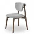 Стул Q-Home Tods 2 (Тодс 2), Орех / серая ткань, QHCHTODS2G - Фото 1