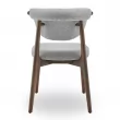 Стул Q-Home Tods 2 (Тодс 2), Орех / серая ткань, QHCHTODS2G - Фото 5