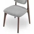 Стул Q-Home Tods 2 (Тодс 2), Орех / серая ткань, QHCHTODS2G - Фото 8
