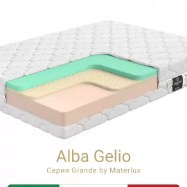 Матрас Materlux Alba Gelio (Альба Гелио), серии Grande – 80х200 см, пена Мемори Гель и Natural Foam