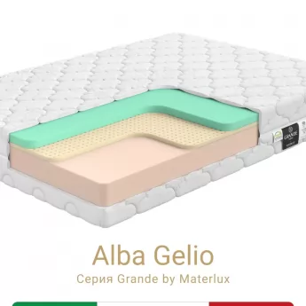 Матрас Materlux Alba Gelio (Альба Гелио), серии Grande – 90х200 см, пена Мемори Гель и Natural Foam