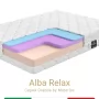 Матрас Materlux Alba Relax (Альба Релакс), серии Grande – 80х200 см, адаптивная пена Elax+, Natural Foam
