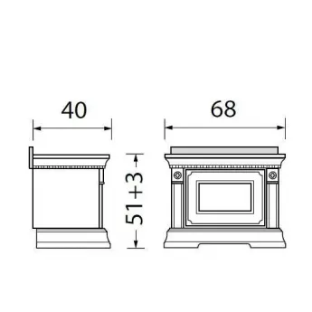 Прихожая Prama Palazzo Ducale ciliegio, Композиция 1