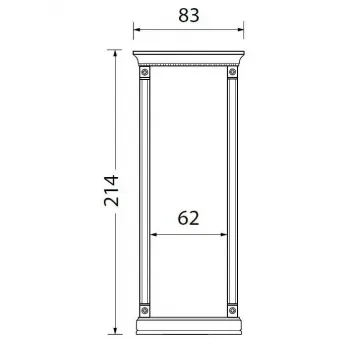 Прихожая Prama Palazzo Ducale ciliegio, Композиция 1