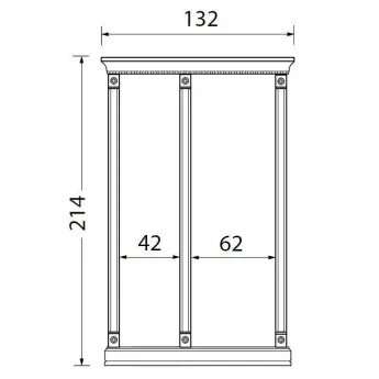 Прихожая Prama Palazzo Ducale ciliegio, Композиция 2