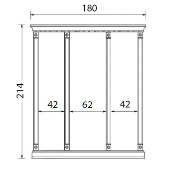 Прихожая Prama Palazzo Ducale ciliegio, Композиция 4