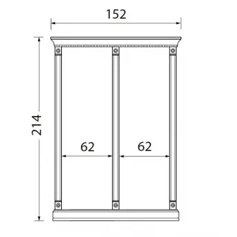 Прихожая Prama Palazzo Ducale ciliegio, Композиция 5