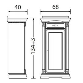 Прихожая Prama Palazzo Ducale ciliegio, Композиция 7