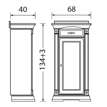 Прихожая Prama Palazzo Ducale ciliegio, Композиция 7