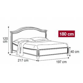 Кровать Nostalgia Camelgroup 180х200