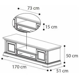 Тумба ТВ maxi Camelgroup Treviso Frassino