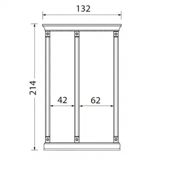 Прихожая Palazzo Ducale Laccato Prama by Bakokko, Композиция №1