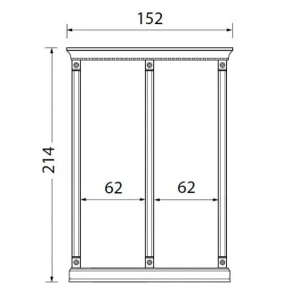 Прихожая Prama Palazzo Ducale Laccato, Композиция 4