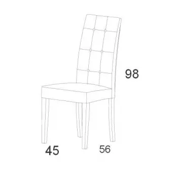 Стул Status Sarah Grey Birch SADGRSD01