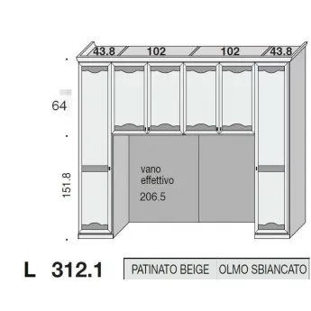 Композиция модульная мост San Michele Beverly 39A1766