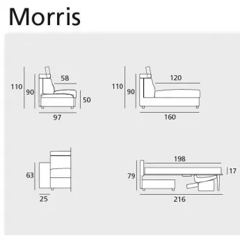 Диван Doimo Salotti Morris