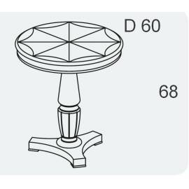Столик кофейный D60 Panamar 167.060.P