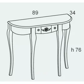 Консоль с ящиком Panamar 153.090.P