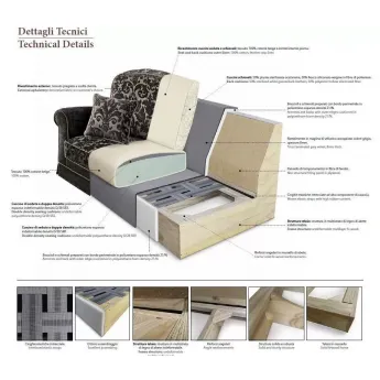 Кресло Camelgroup Treviso sofa, ткань VIP